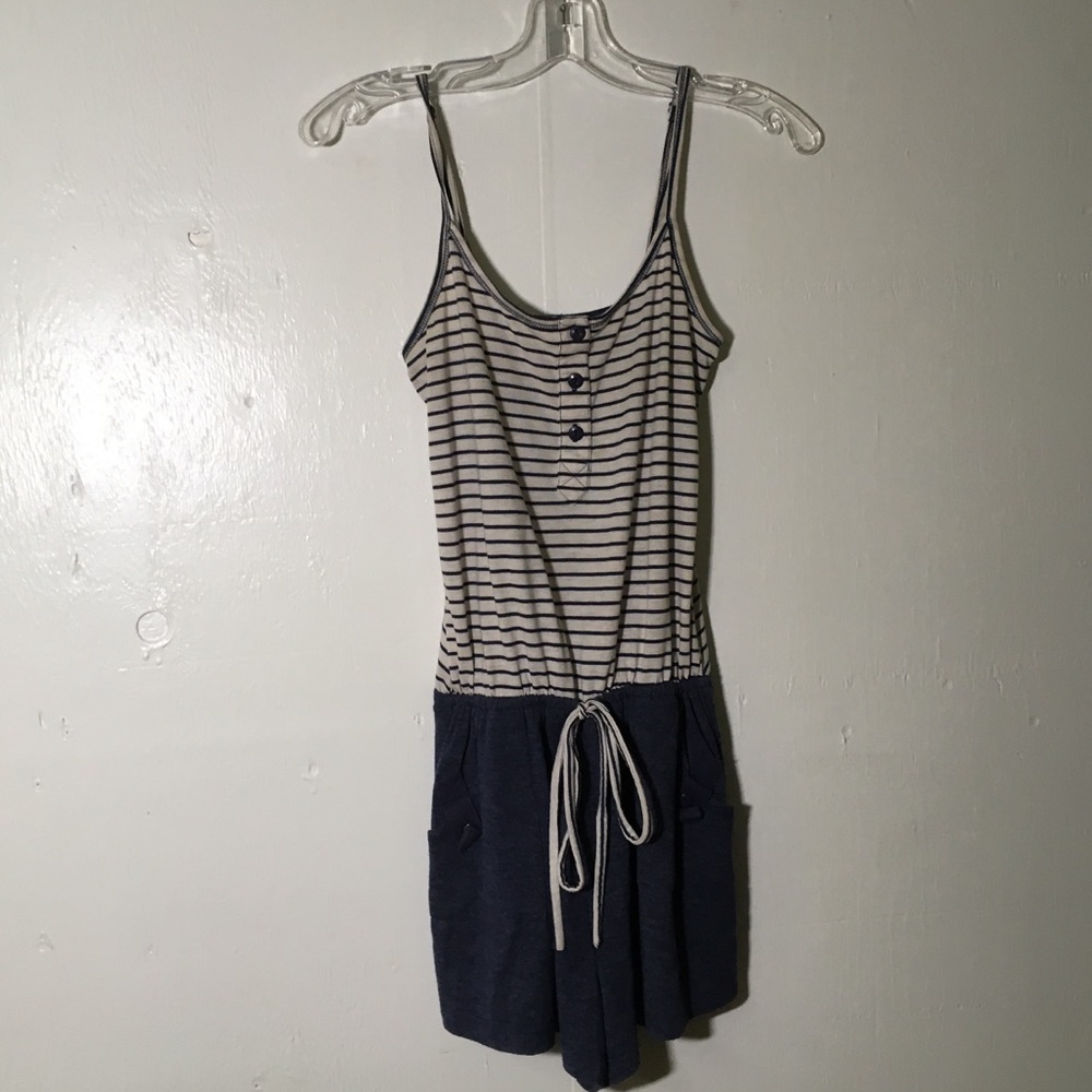 Striped romper